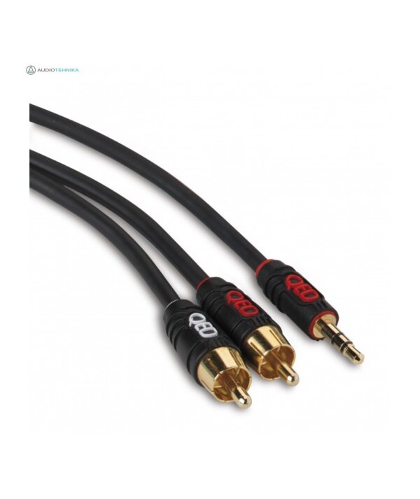 QED Profile 3,5 JACK → 2 RCA kabelis